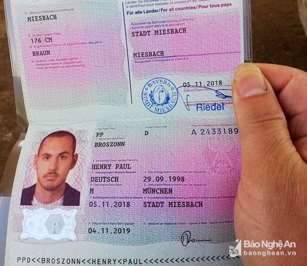 Thủ tục thay đổi ngày cấp hộ chiếu của NĐT 