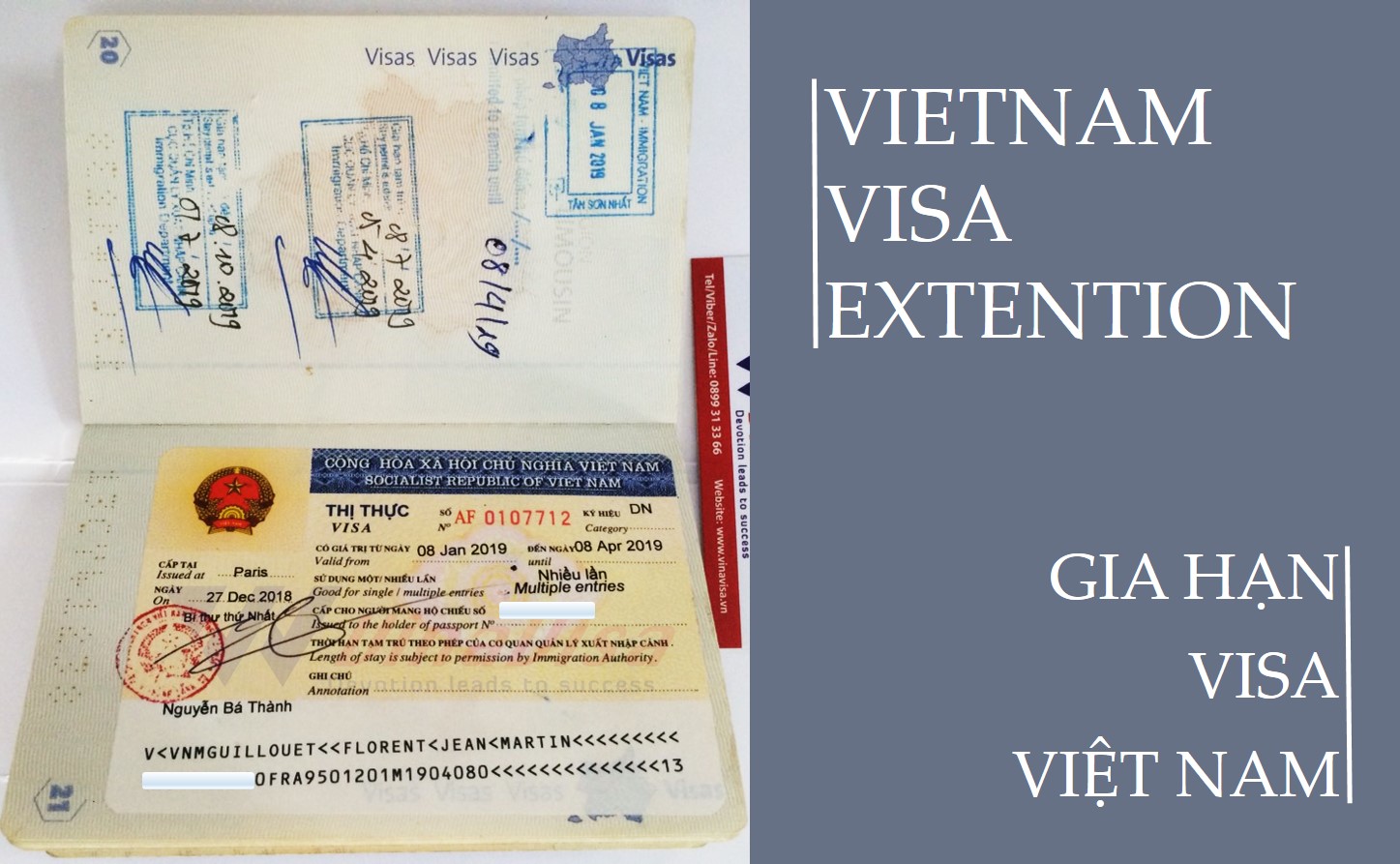Dịch vụ xin gia hạn visa khẩn cho người nước ngoài